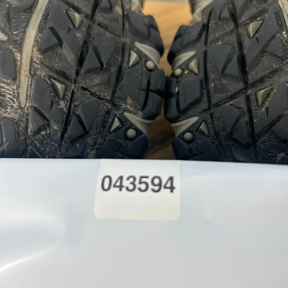 Oboz Firebrand II B-DRY Waterproof Hiking Shoes Mens 8 Gray Black Low Top